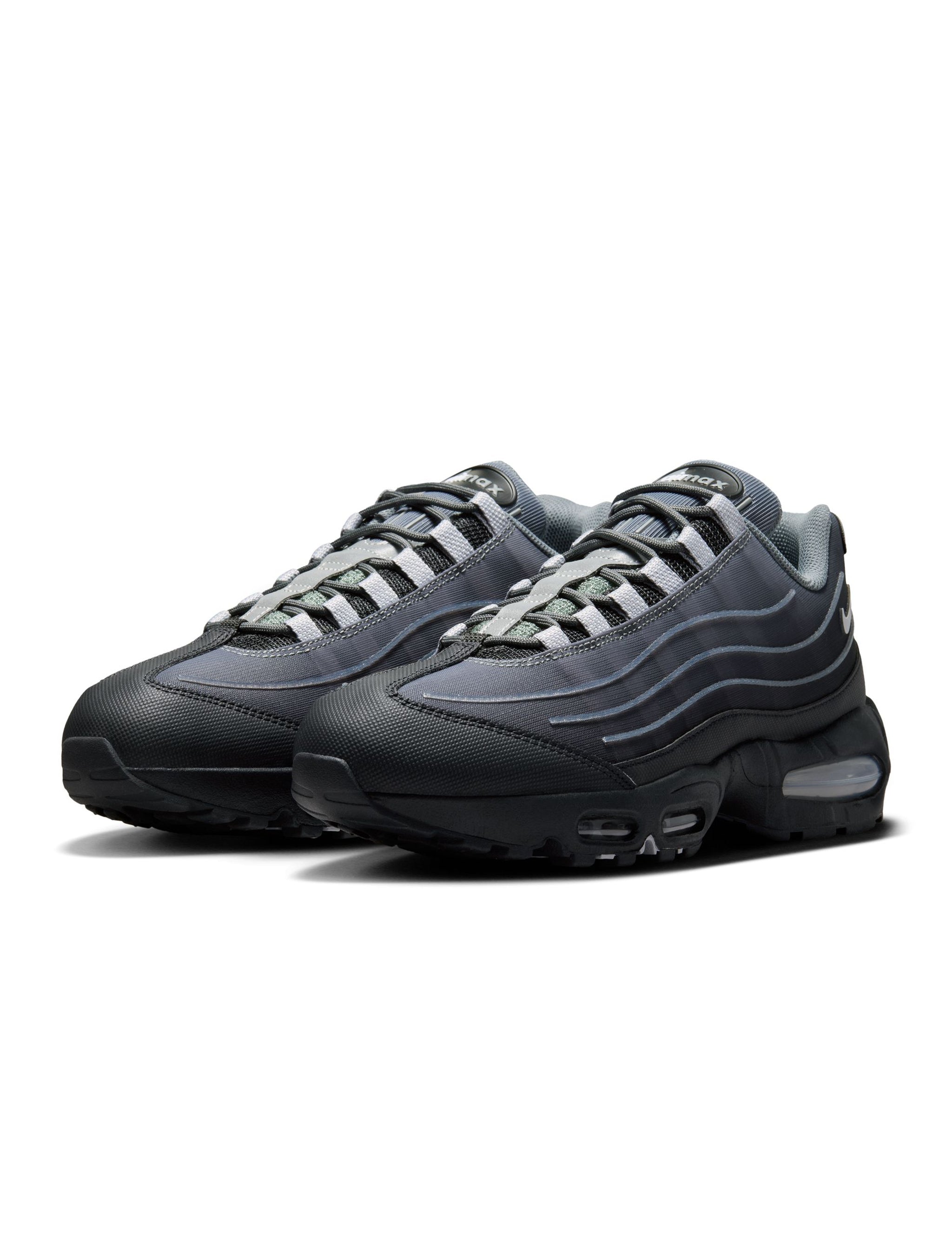 Nike Mens Air Max 95 Tech - Black/Wolf Grey by Denim Exchange
