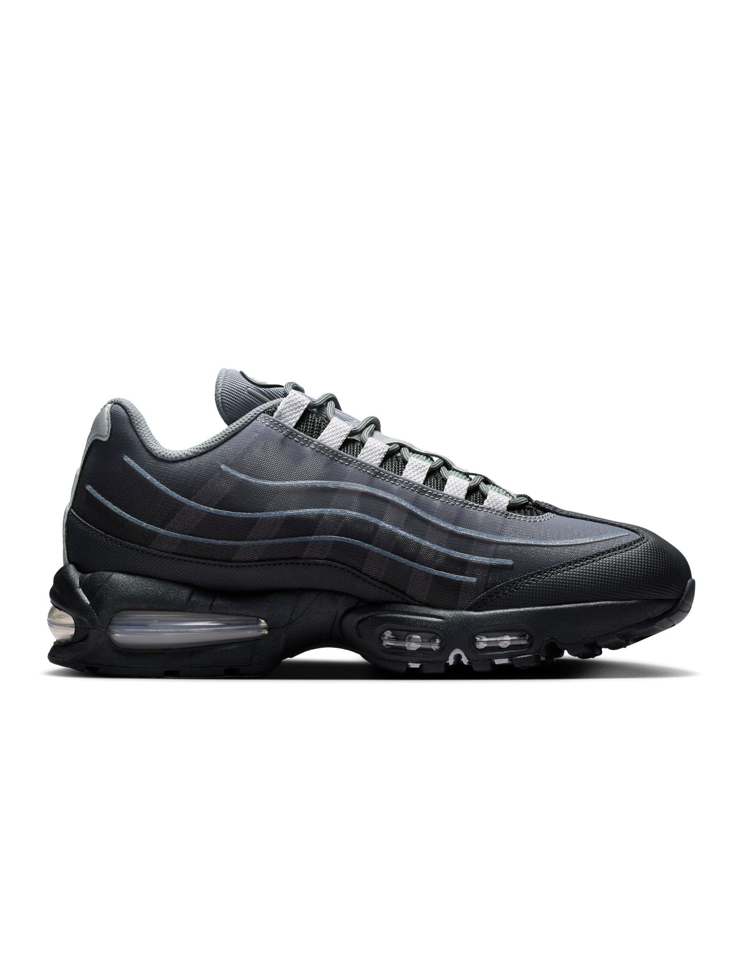 Nike Mens Air Max 95 Tech - Black/Wolf Grey by Denim Exchange