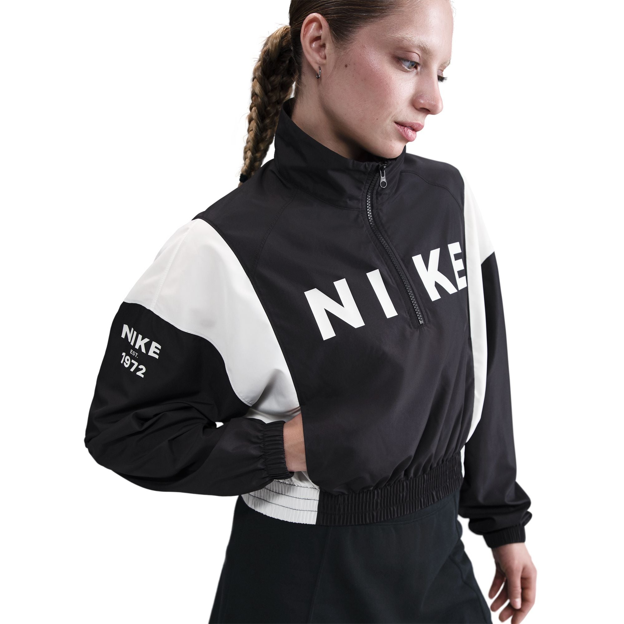 Nike Womens Sportswear Lightweight Zip Jacket - Black by Denim Exchange