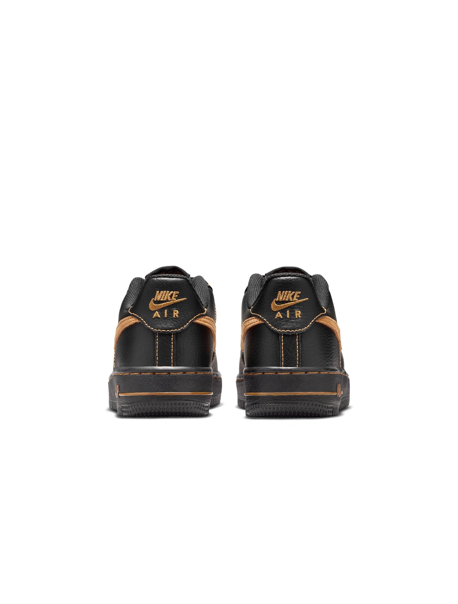 Nike Big Kids Air Force 1 Lv8 - Black/Desert Ochre by Denim Exchange