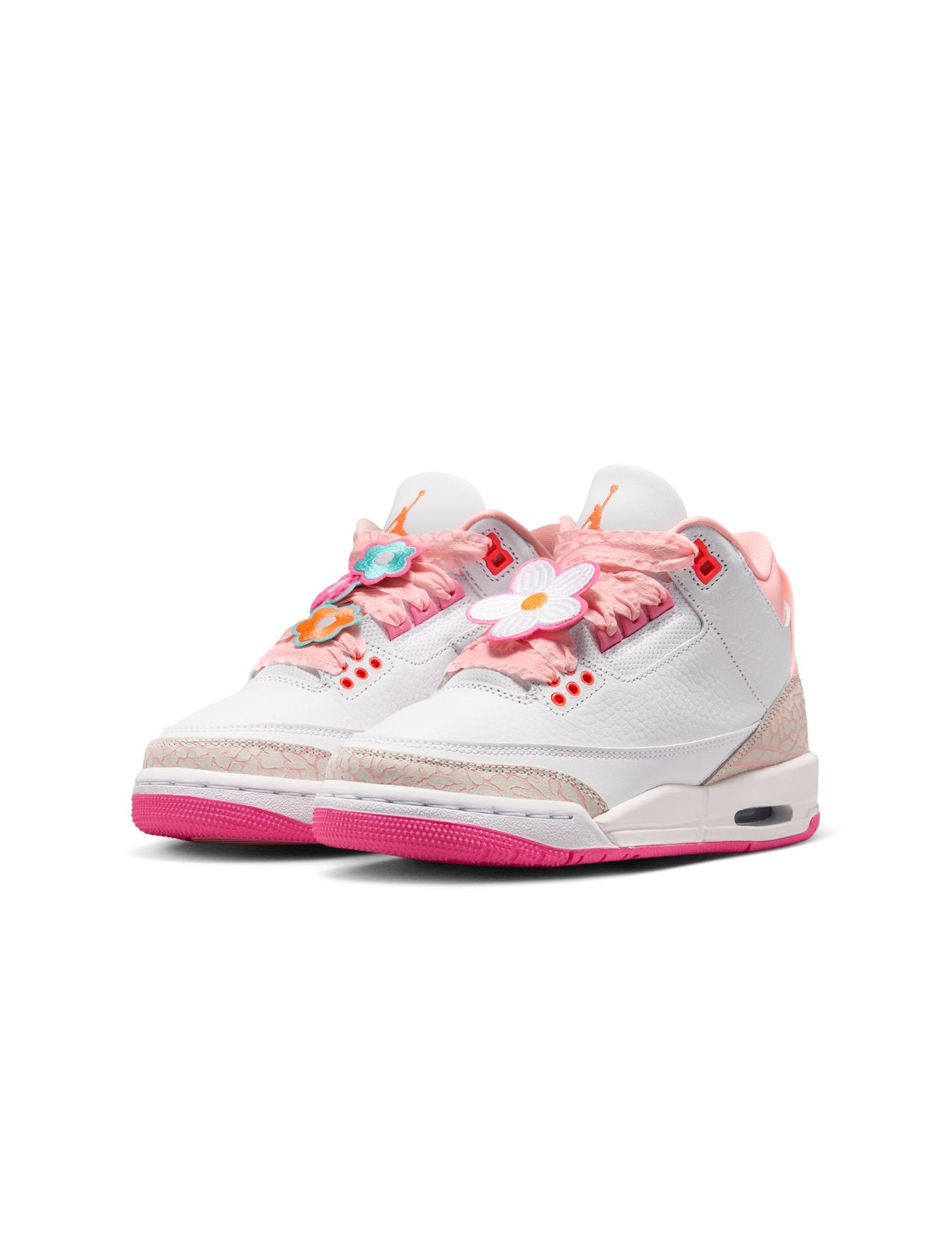 Air Jordan Big Kids 3 Retro - Spring Flowers by Denim Exchange