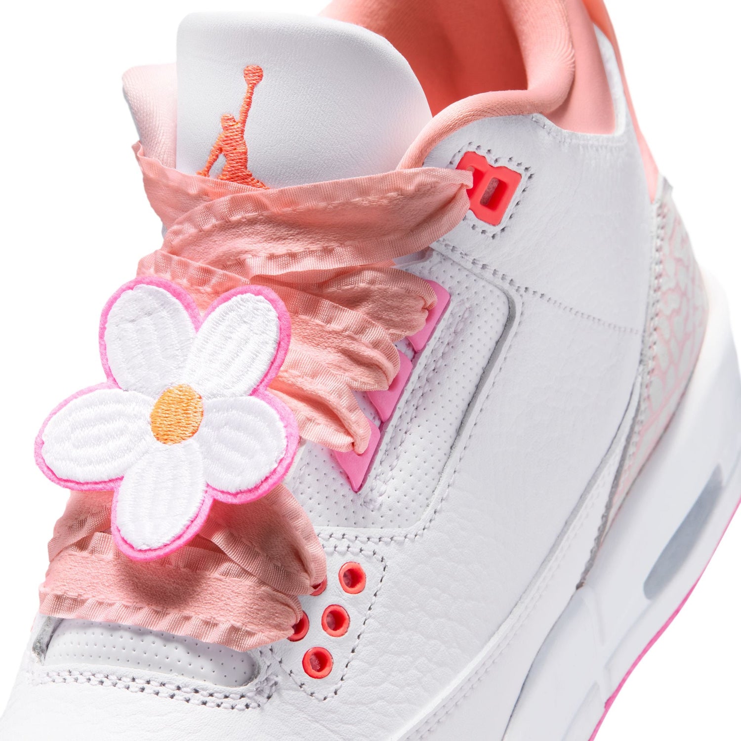 Air Jordan Big Kids 3 Retro - Spring Flowers by Denim Exchange