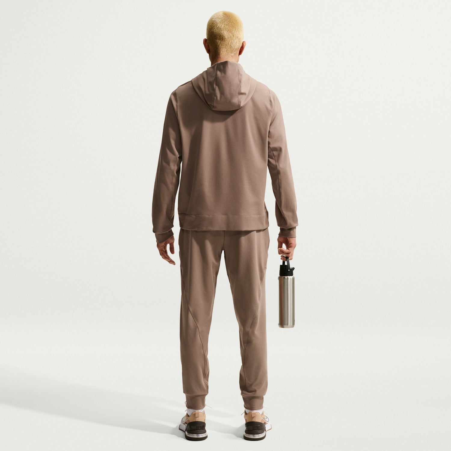 Nike Mens Primary NanoKnit Pullover Hoodie - Mink Brown by Denim Exchange