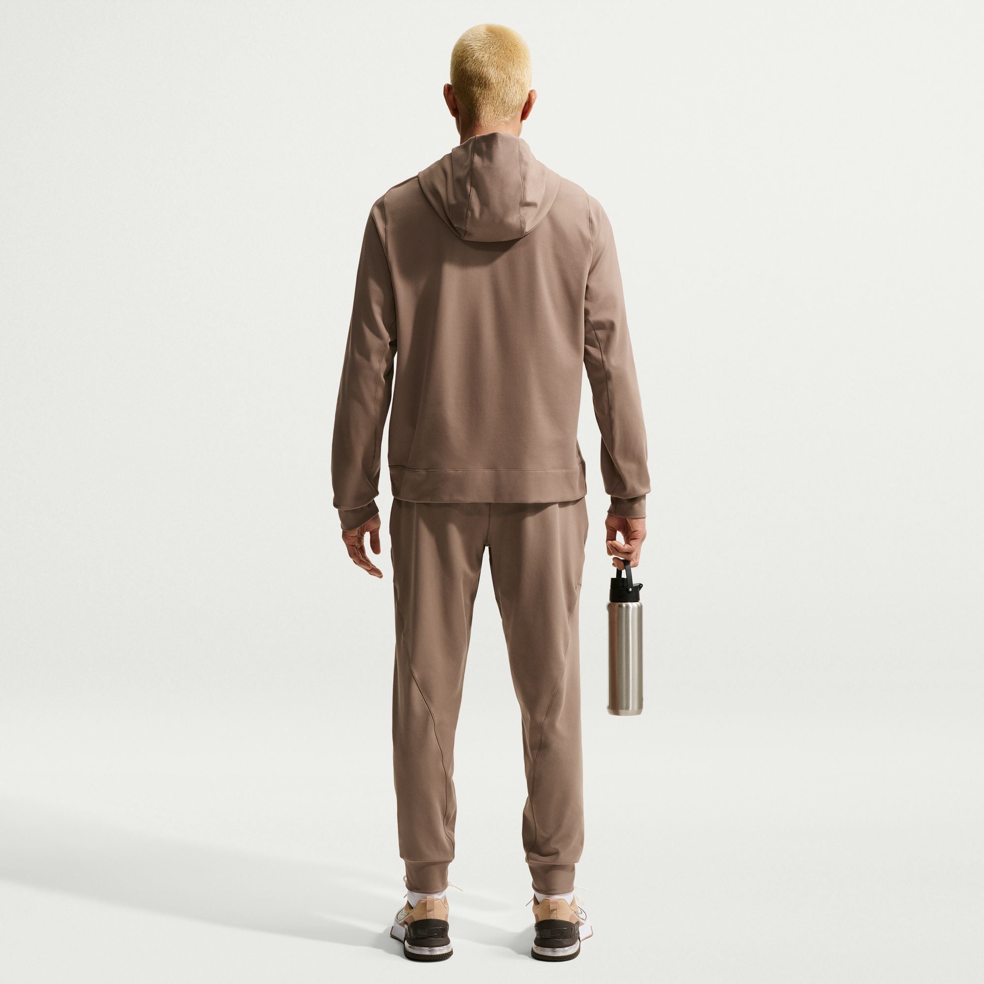 Nike Mens Primary NanoKnit Pullover Hoodie - Mink Brown by Denim Exchange