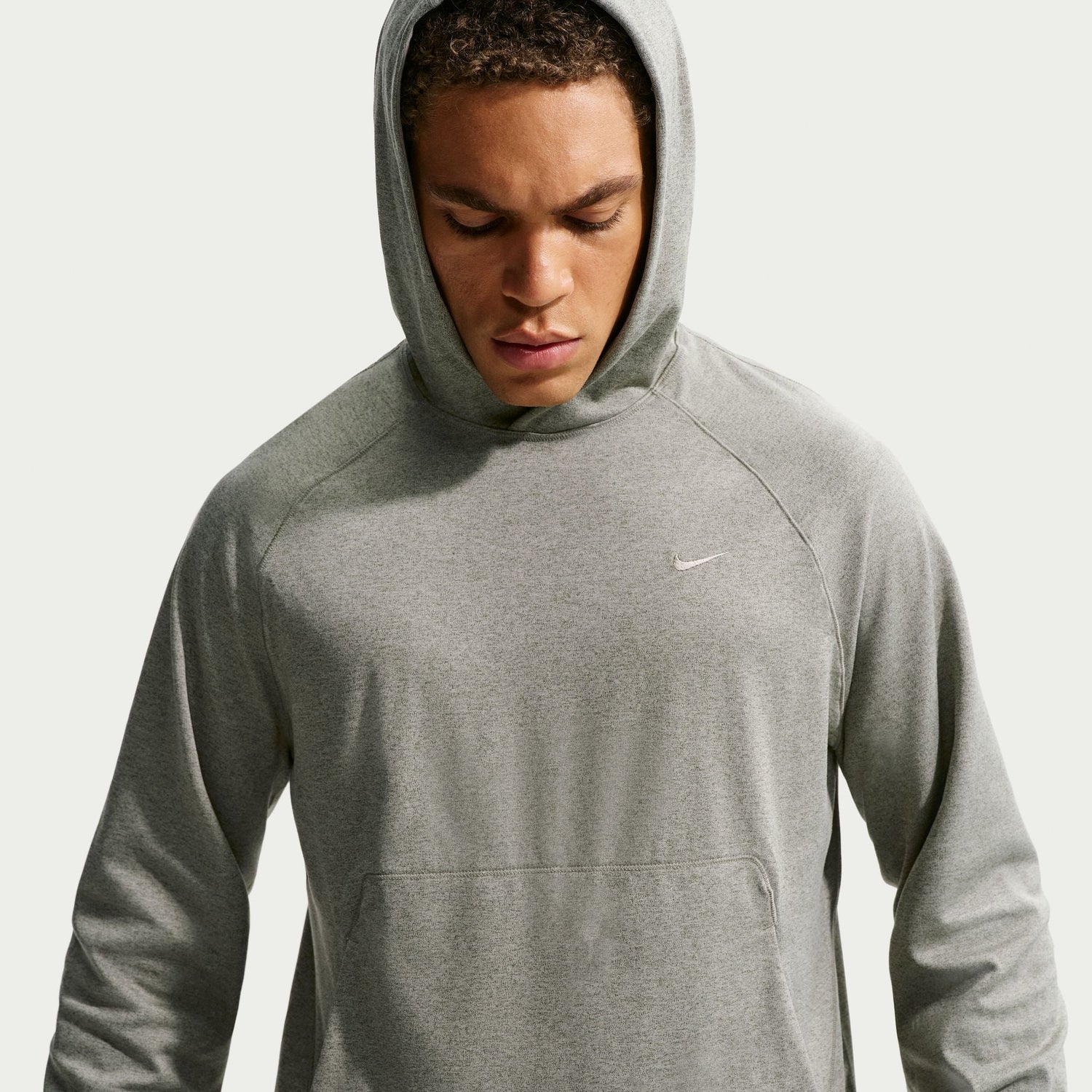 Nike Mens Primary NanoKnit Dri-Fit Pullover Hoodie - Green by Denim Exchange