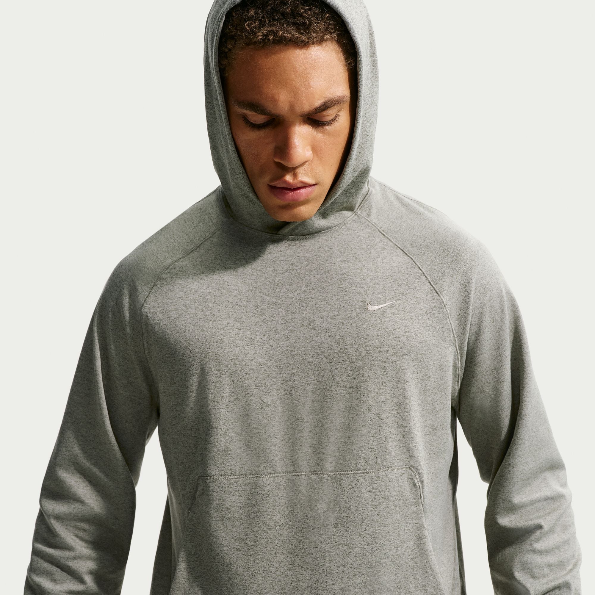 Nike Mens Primary NanoKnit Dri-Fit Pullover Hoodie - Green by Denim Exchange