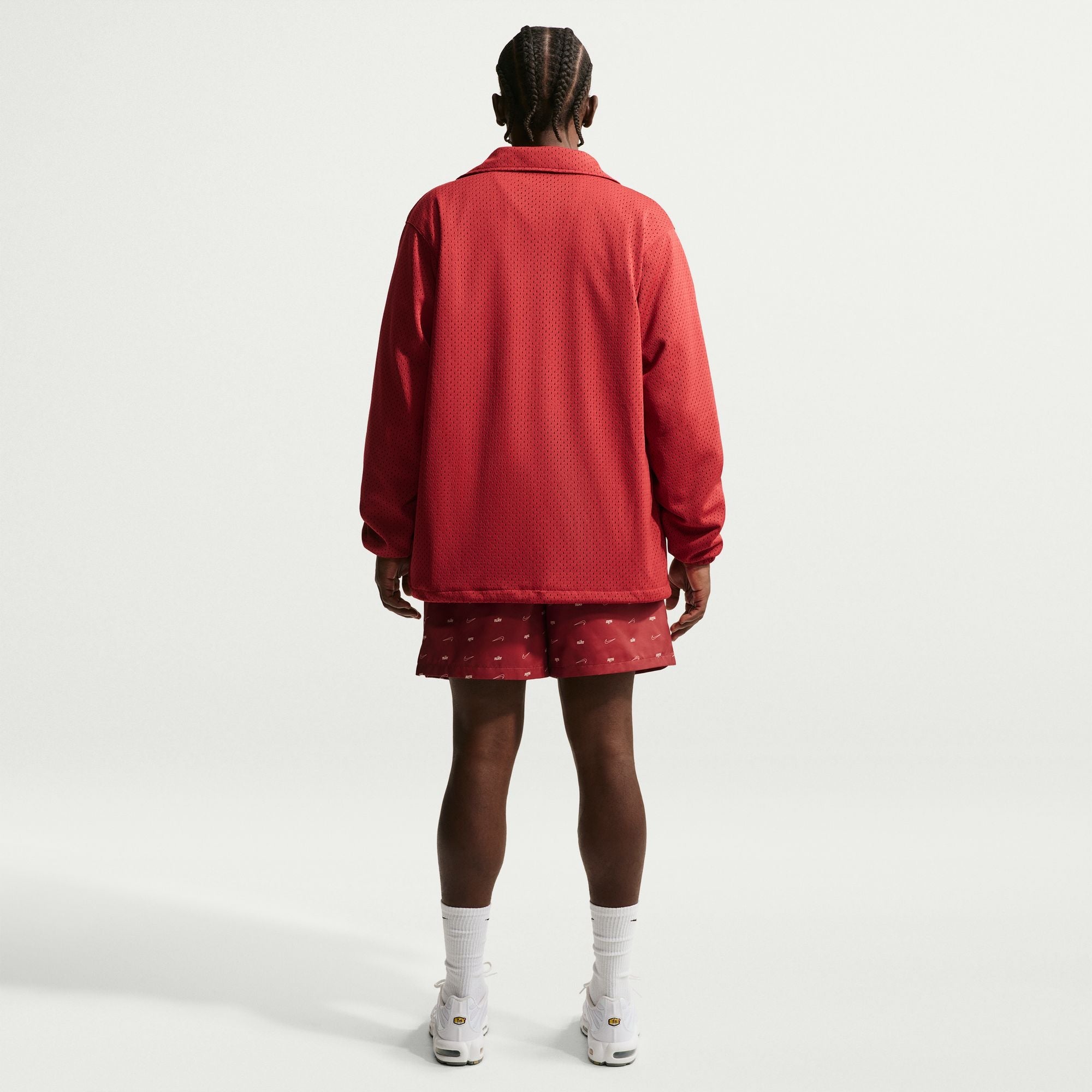 Nike Mens Sportswear Club Woven Flow Shorts - Team Crimson by Denim Exchange