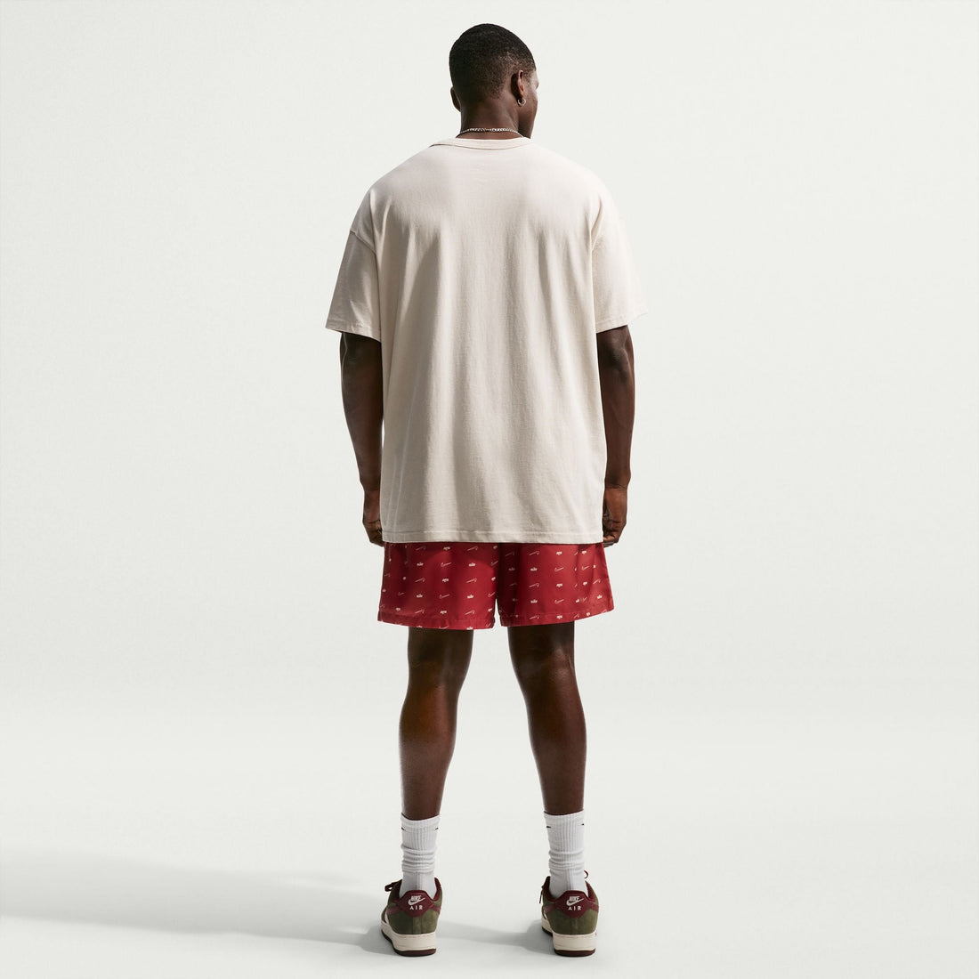 Nike Mens Sportswear Club Woven Flow Shorts - Team Crimson by Denim Exchange