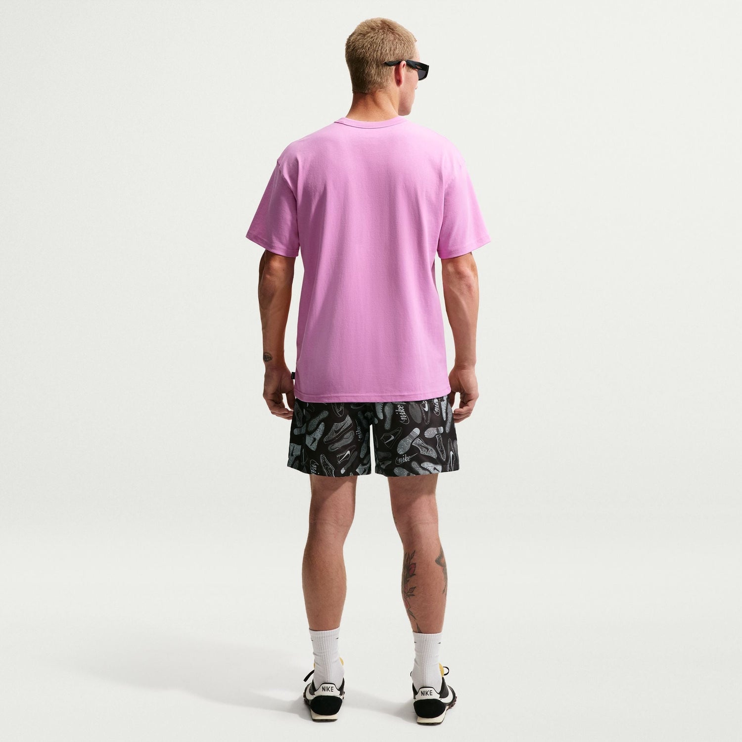 Nike Mens Sportswear Club Woven Shorts - Black/White by Denim Exchange