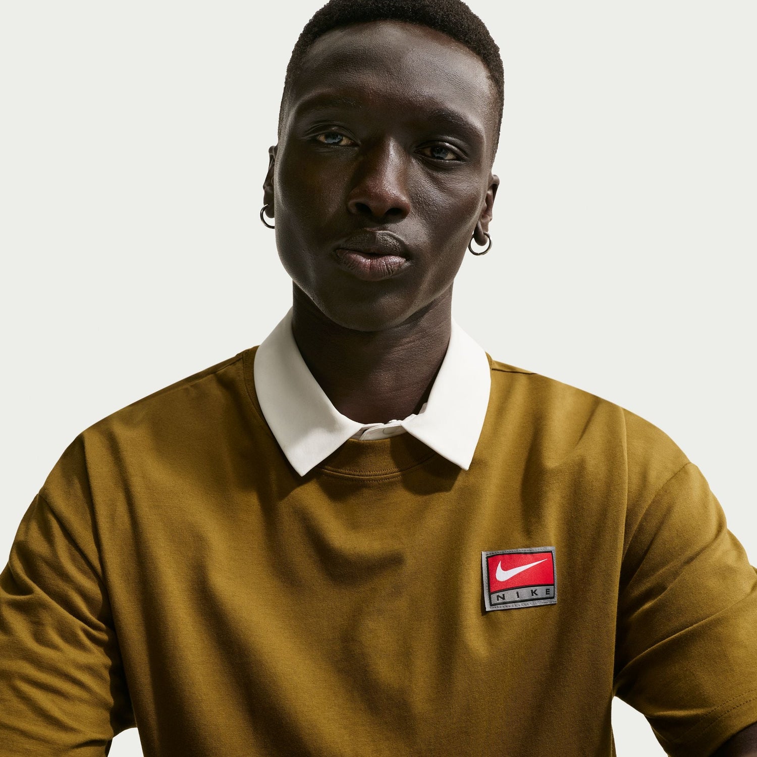 Nike Mens Life Tee - Olive Flak by Denim Exchange