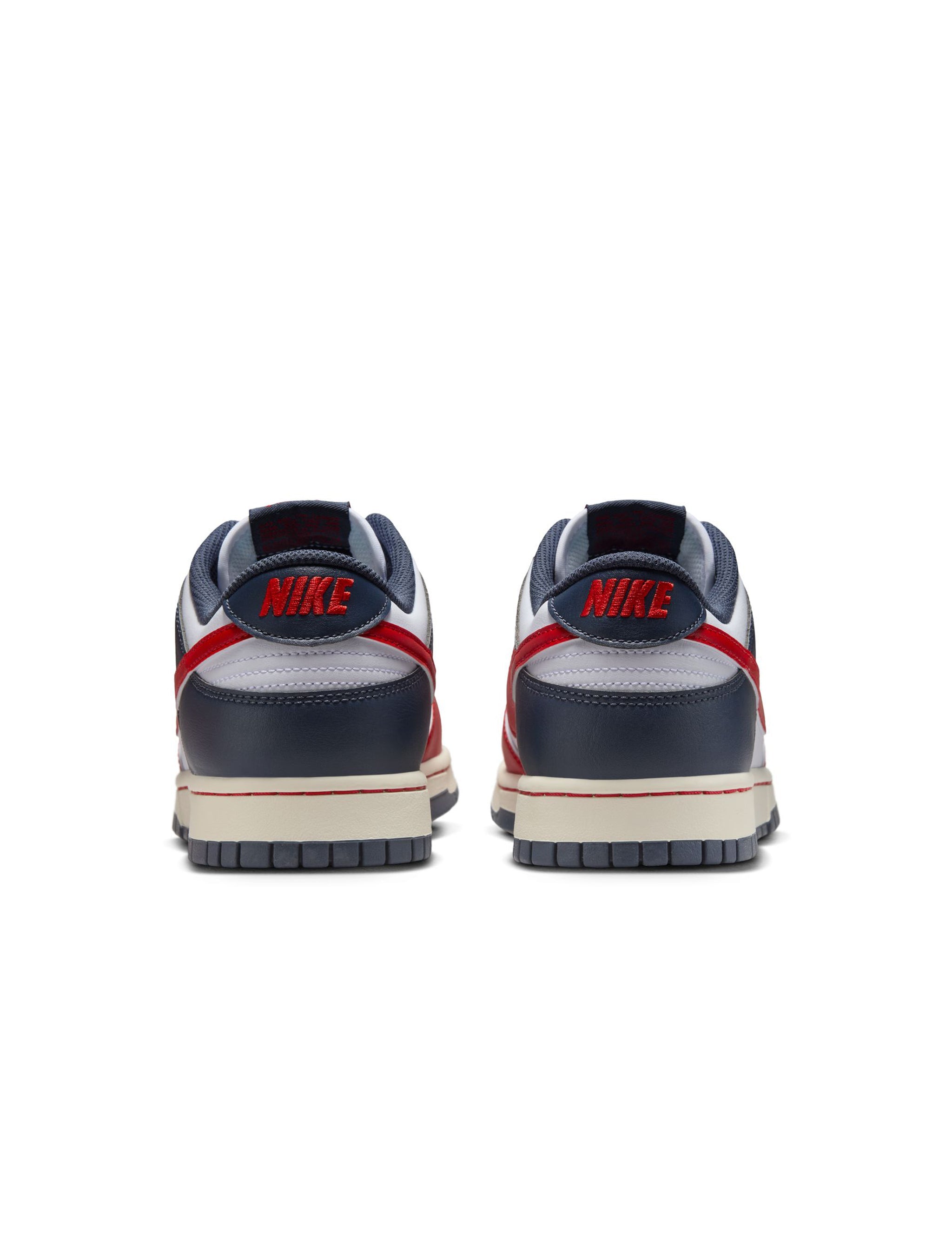 Nike Mens Dunk Low Retro - White/University Red by Denim Exchange