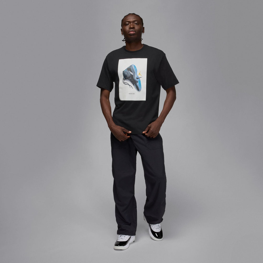 Air Jordan Mens Gamma Tee - Black by Denim Exchange