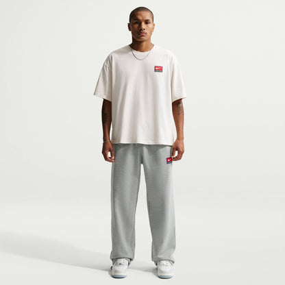 Nike Mens Solo Swoosh Joggers - Grey/White by Denim Exchange