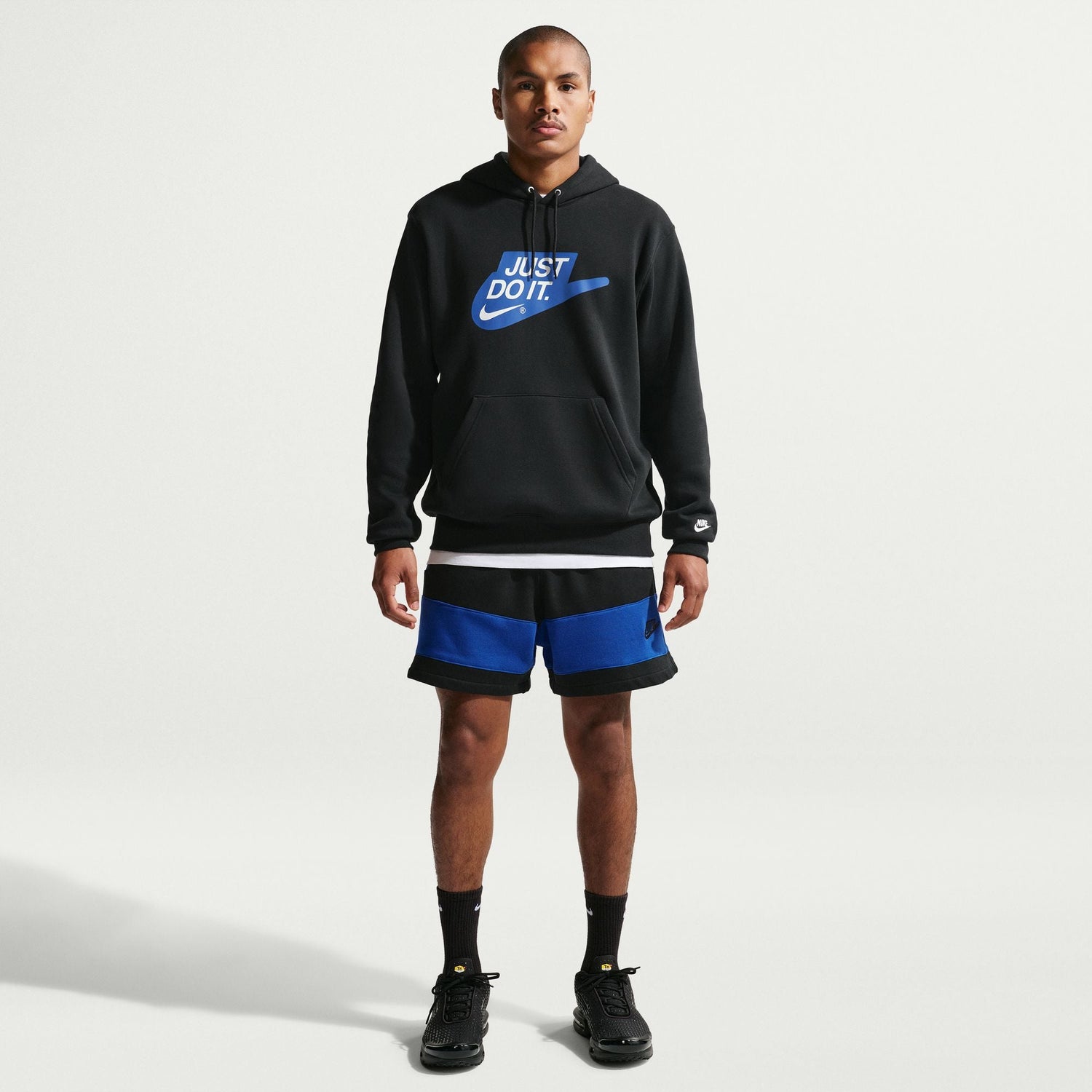 Nike Mens Fleece Hoodie - Black by Denim Exchange
