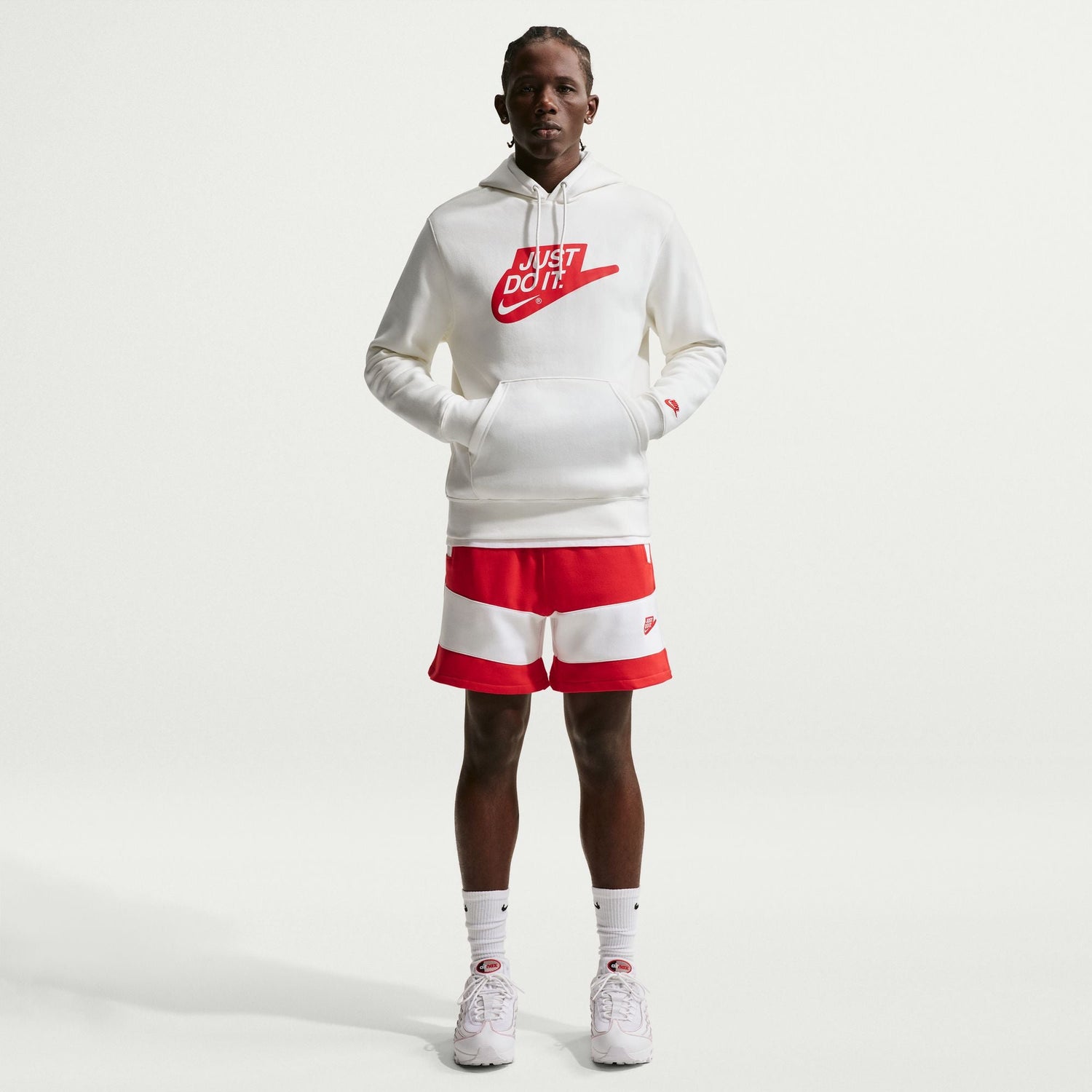 Nike Mens Fleece Hoodie - Sail by Denim Exchange