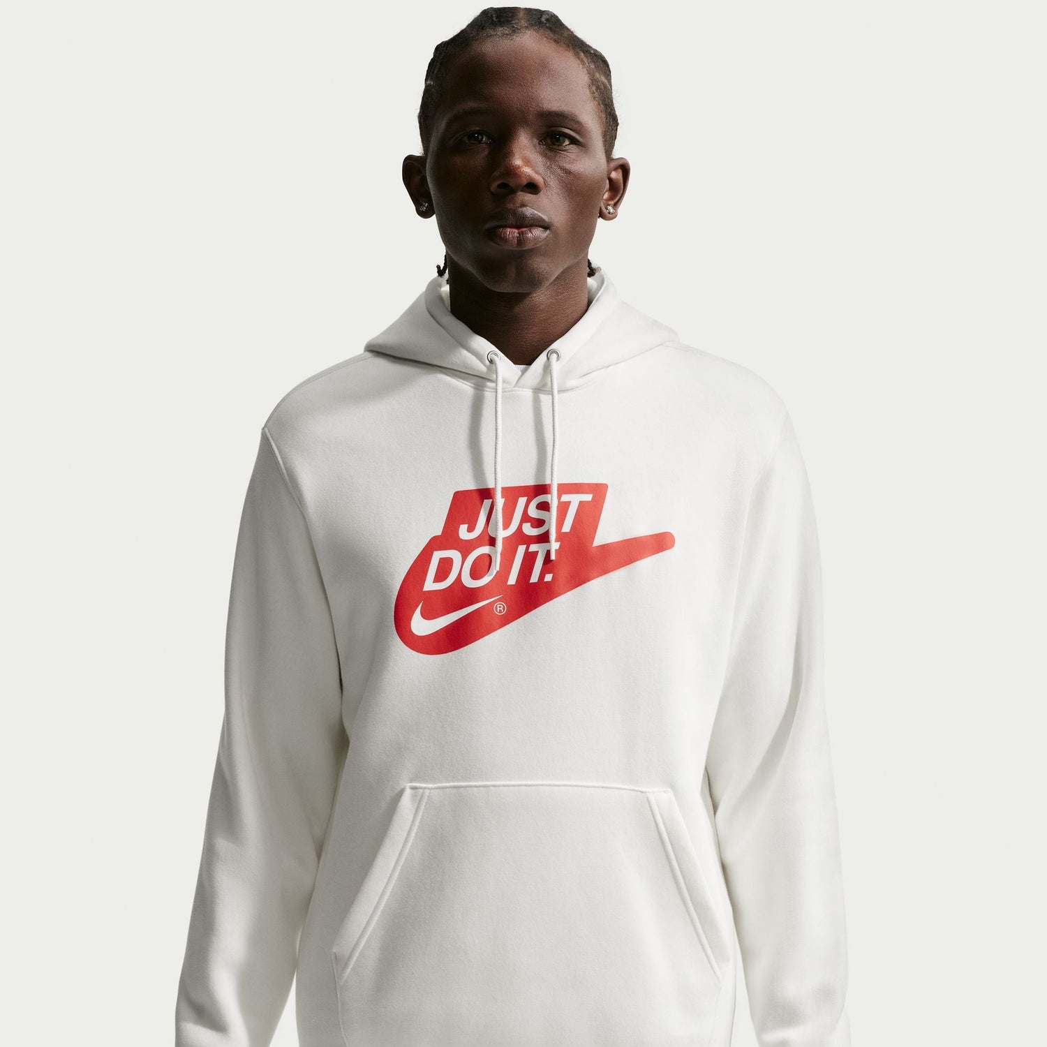 Nike Mens Fleece Hoodie - Sail by Denim Exchange