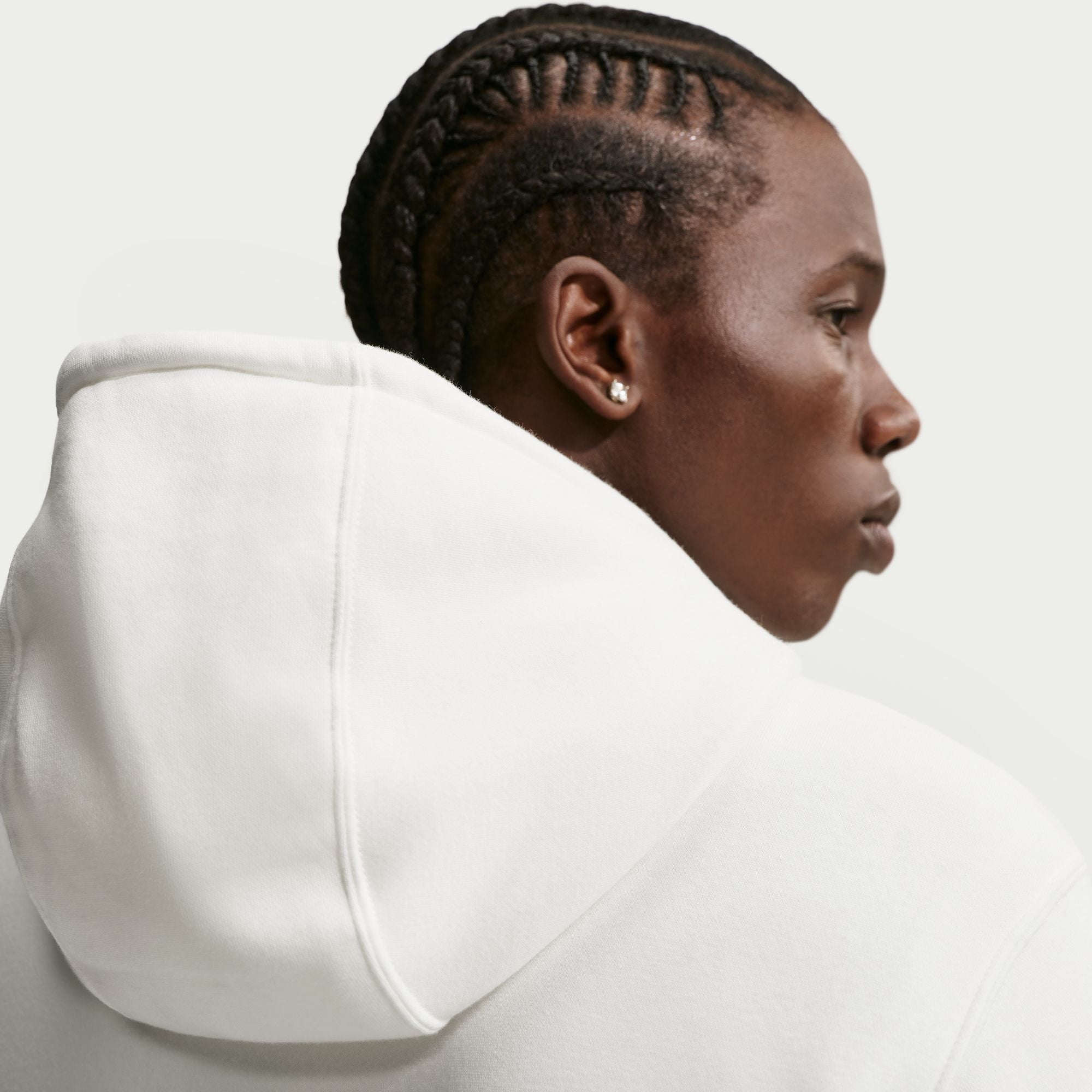 Nike Mens Fleece Hoodie - Sail by Denim Exchange