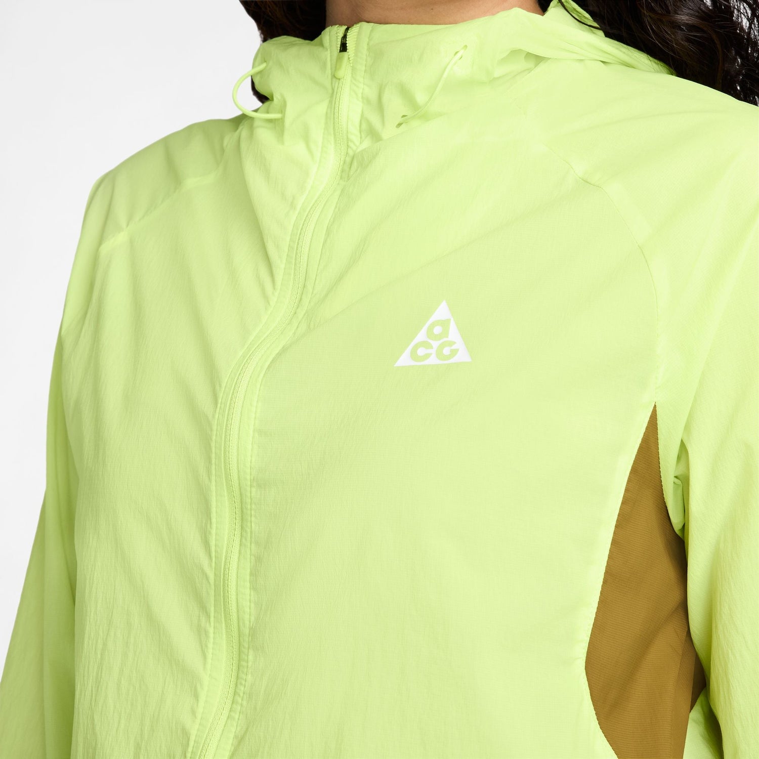 Nike Womens ACG Repel Trail Running Jacket - Light Lemon Twist by Denim Exchange