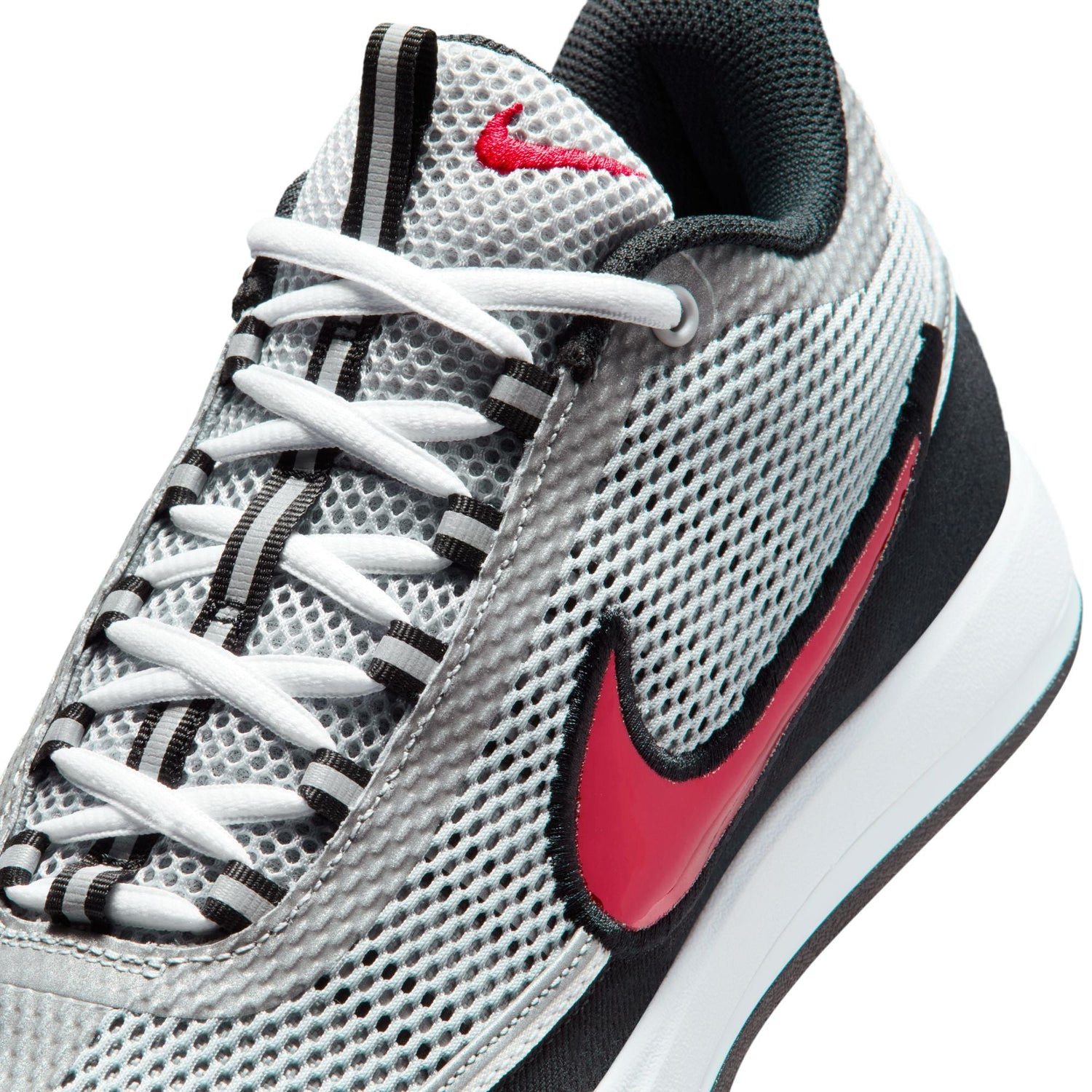 Nike Mens Book 2 Spiridon - Metallic Silver by Denim Exchange