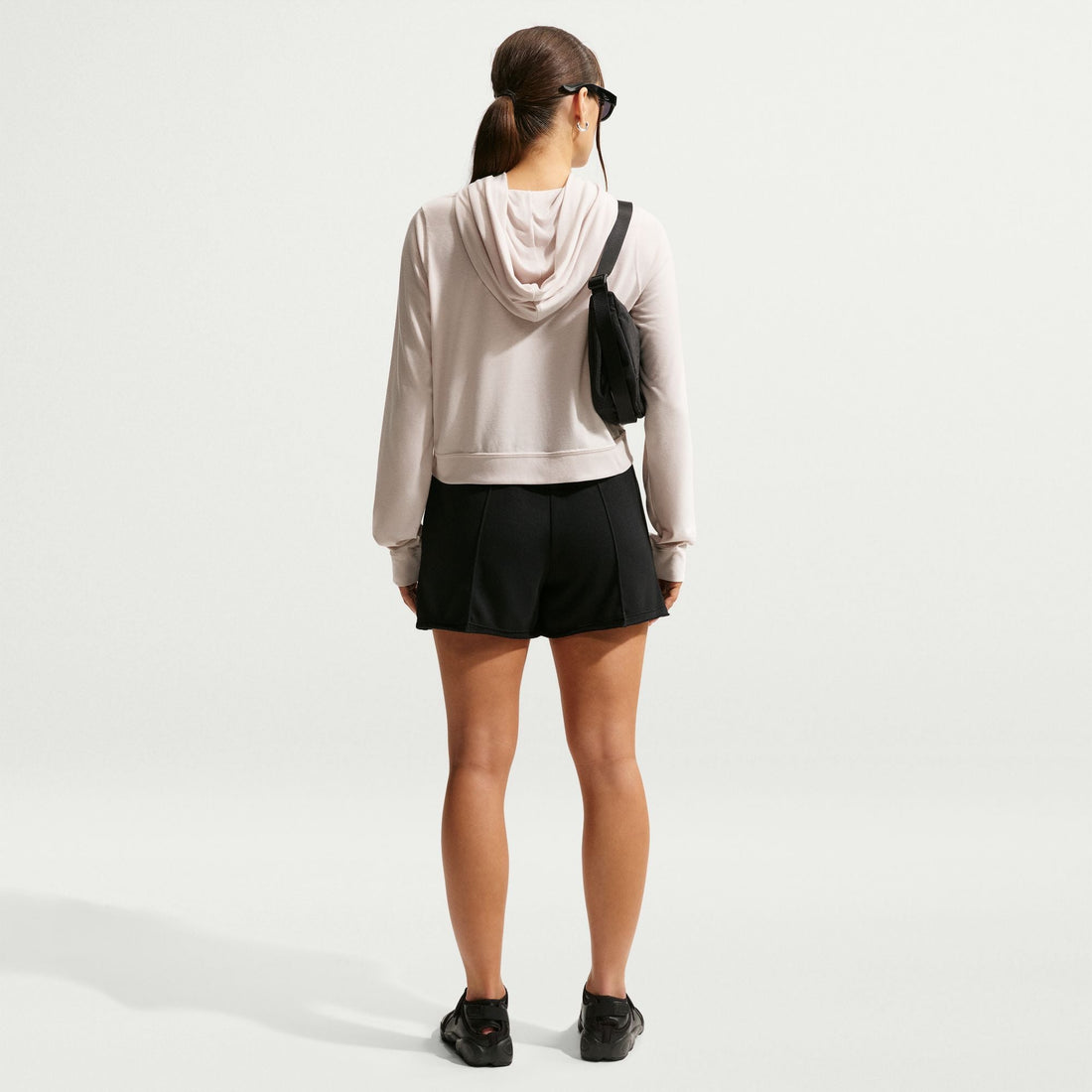 Nike Womens Sportswear Chill Knit Lightweight Hoodie - Light Orewood Brown by Denim Exchange