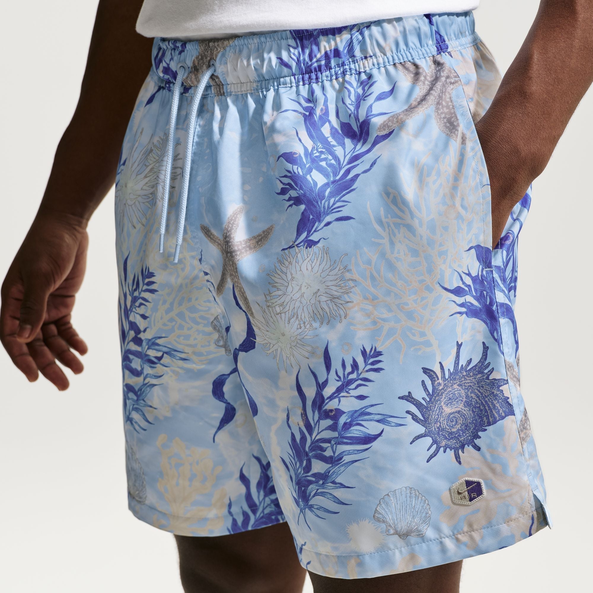 Nike Mens Club Flow Shorts - Celestine Blue by Denim Exchange