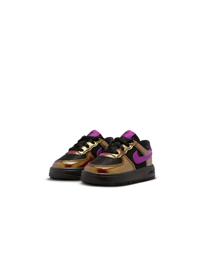 Nike (TD) Force 1 Low Lv8 4 - Black/Bold Berry by Denim Exchange