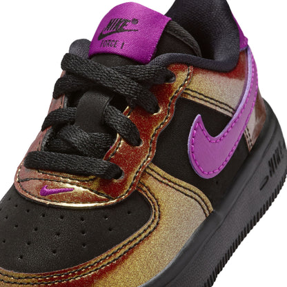 Nike (TD) Force 1 Low Lv8 4 - Black/Bold Berry by Denim Exchange