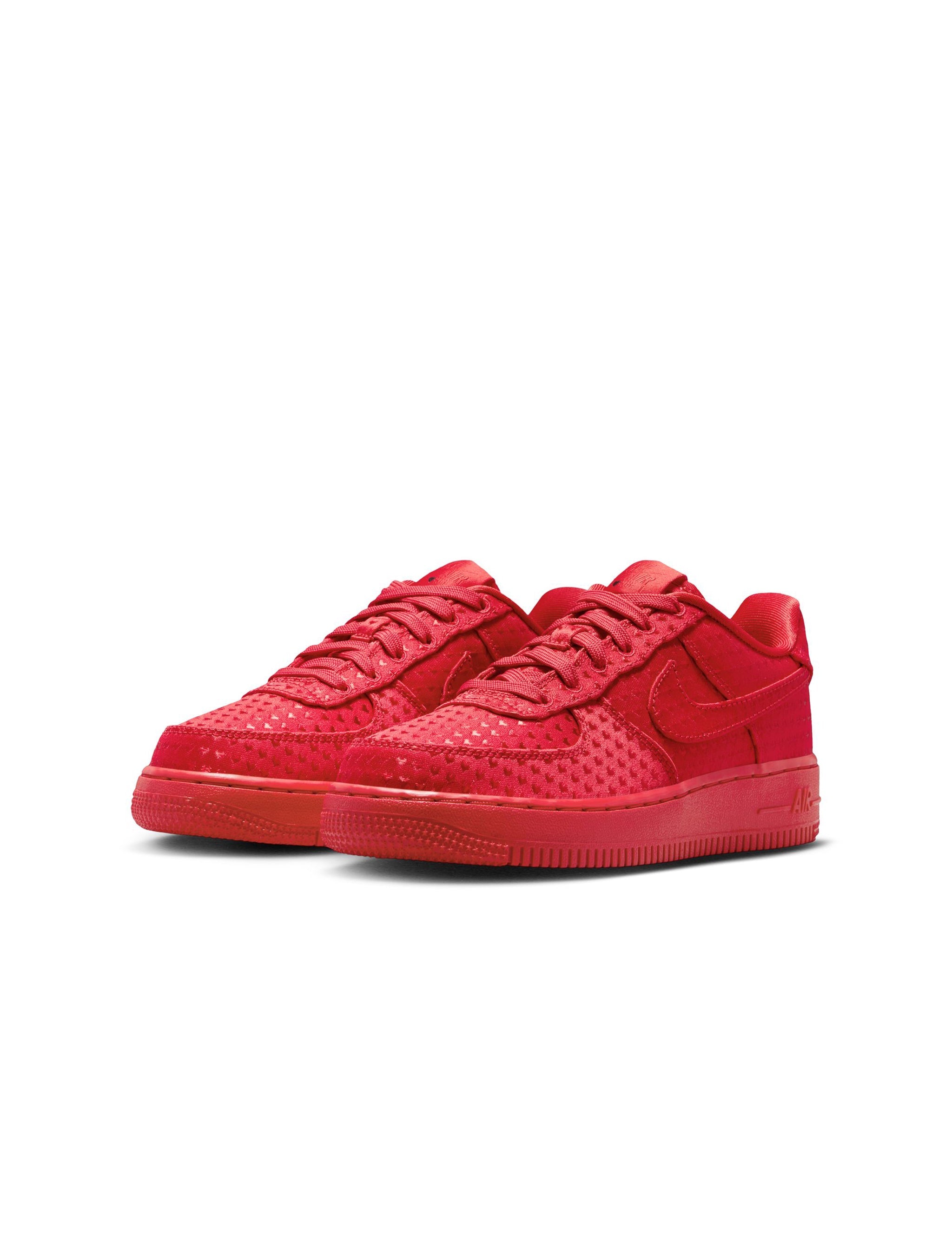 Nike Big Kids Air Force 1 - University Red by Denim Exchange