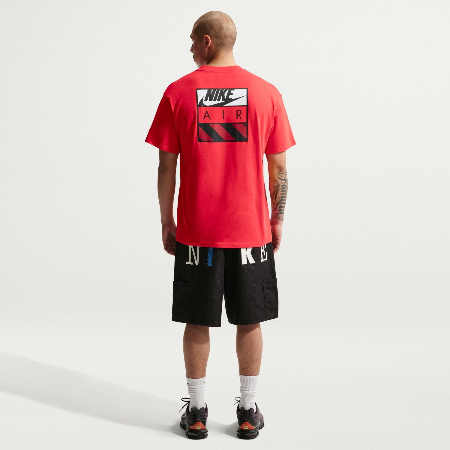 Nike Mens Sportswear Air Tee - Light Crimson by Denim Exchange