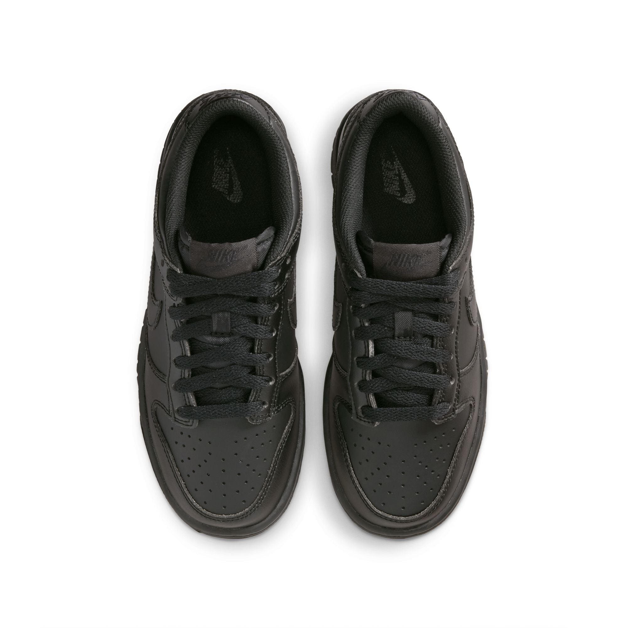 Nike Big Kids Dunk Low - Triple Black by Denim Exchange