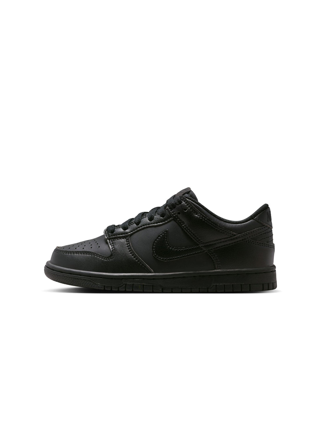 Nike Big Kids Dunk Low - Triple Black by Denim Exchange