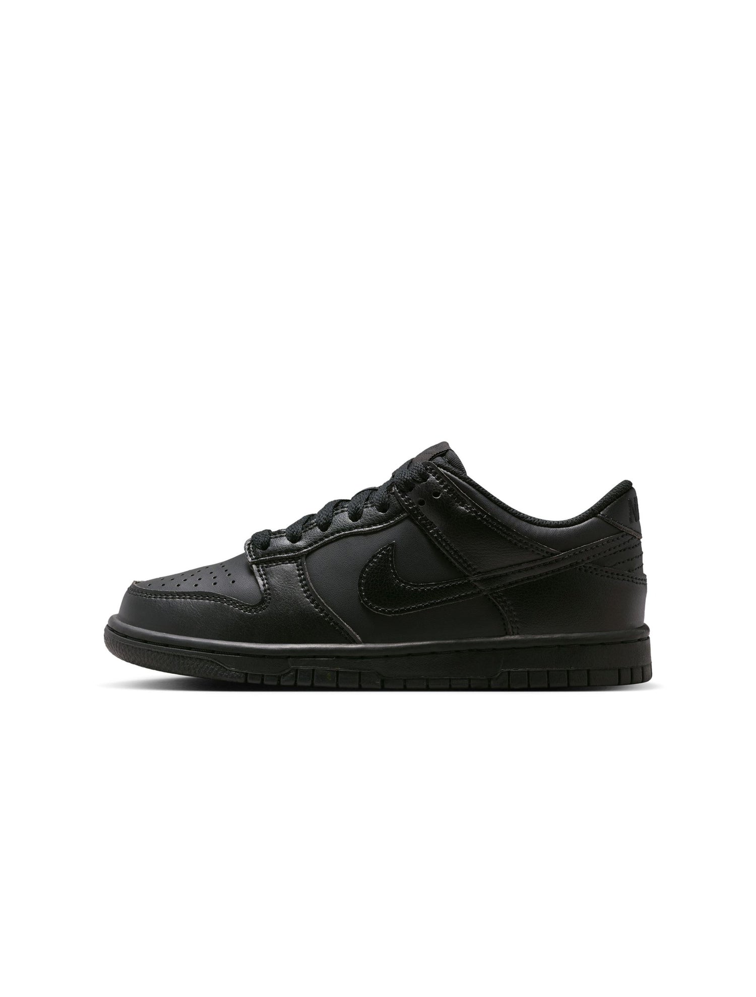 Nike Big Kids Dunk Low - Triple Black by Denim Exchange