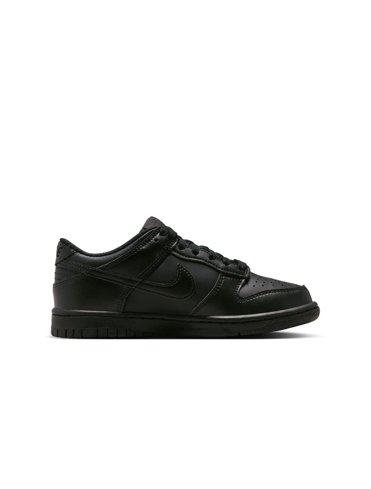 Nike Big Kids Dunk Low - Triple Black by Denim Exchange