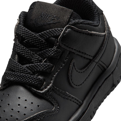 Nike (TD) Dunk Low - Triple Black by Denim Exchange