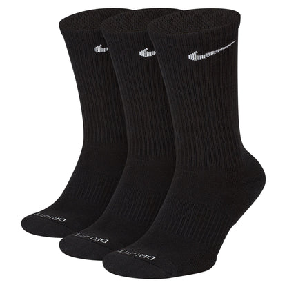 Nike 3-Pack Everyday Plus Cushioned Socks - Black by Denim Exchange