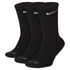 Nike 3-Pack Everyday Plus Cushioned Socks - Black by Denim Exchange