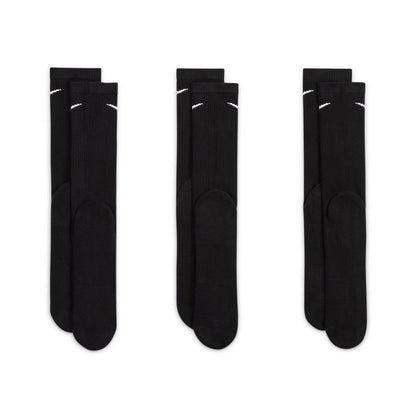 Nike 3-Pack Everyday Plus Cushioned Socks - Black by Denim Exchange