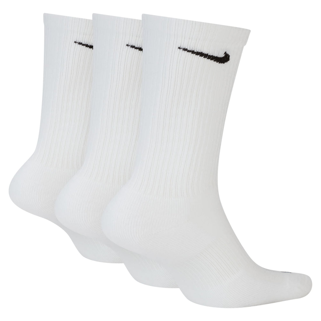 Nike Adult 3-Pack Everyday Plus Cushioned Socks - White by Denim Exchange