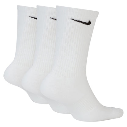 Nike Adult 3-Pack Everyday Plus Cushioned Socks - White by Denim Exchange