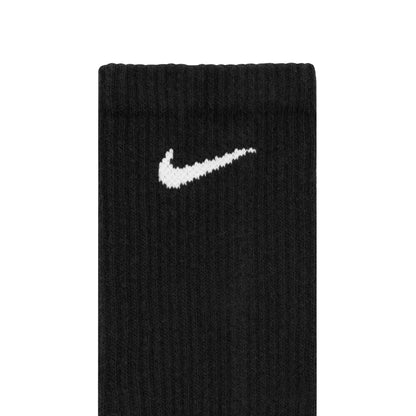 Nike Dri-Fit 6-Pack Cushioned Crew Socks - Black by Denim Exchange