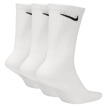 Nike Everyday Lightweight Crew Socks 3-Pack - White by Denim Exchange