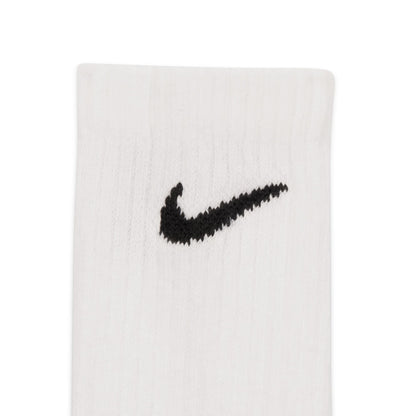 Nike Everyday Lightweight Crew Socks 3-Pack - White by Denim Exchange