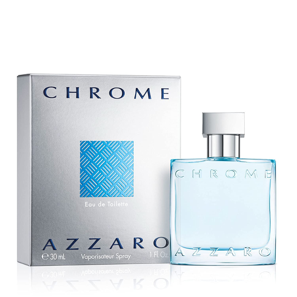 Azzaro Chrome Eau de Toilette Perfume for Men (3.4 oz) 