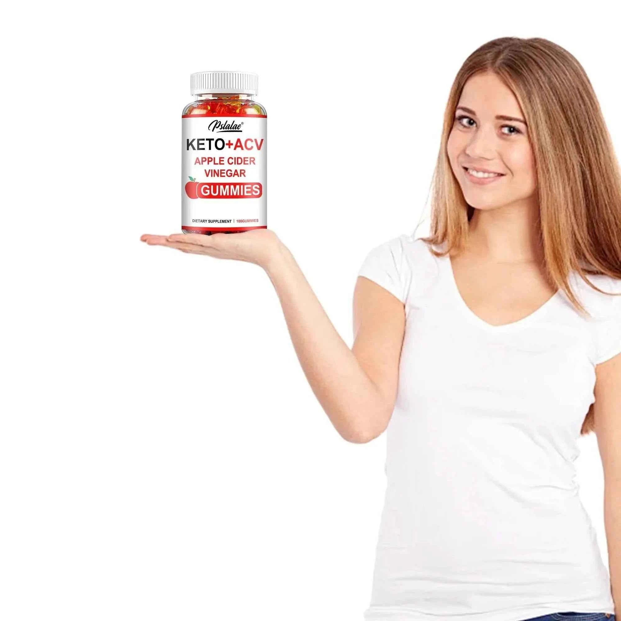 Keto + Acv Gummies - Healthy Weight Management, Accelerated Fat Burning, Whitening Skin - 100 Gummies