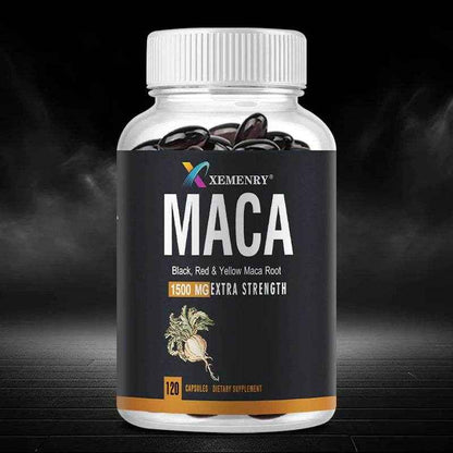 Maca Extract - Enhance Energy Endurance, Improve Athletic Performance, and Relieve Fatigue - 120 Capsules