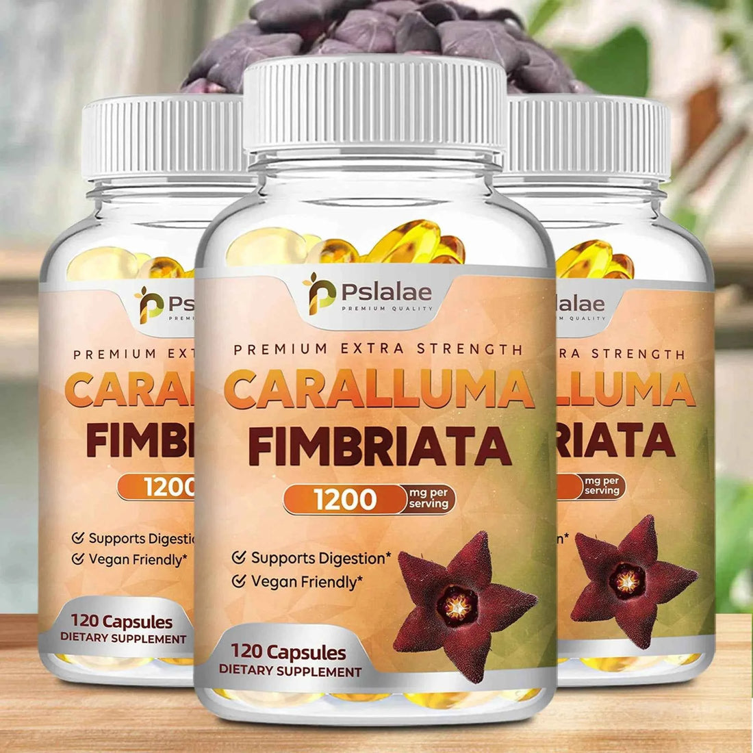 Caralluma Fimbriata - Maximum Strength Weight Management Supplement, Appetite Suppressant, Metabolism Booster - 120 Capsules