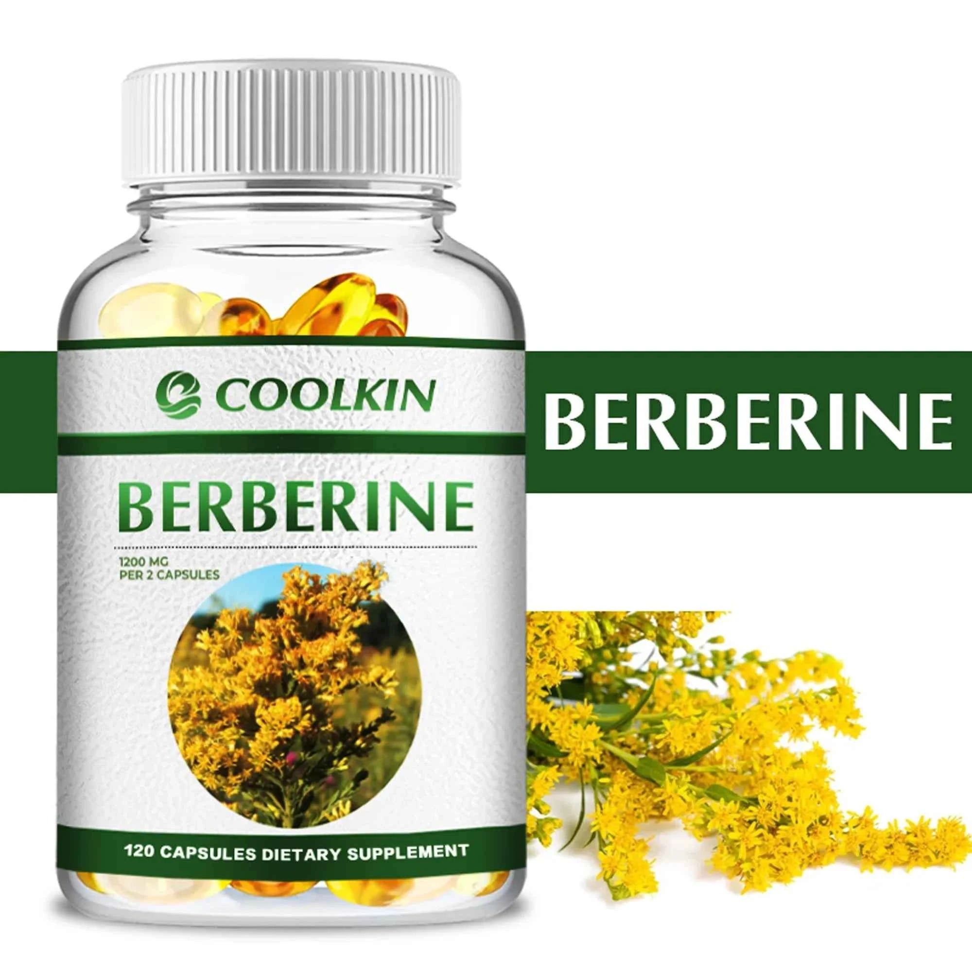 Premium Berberine Supplement - Supports Immune System, Cardiovascular Heart &amp; Gastrointestinal Wellness - 120 Capsules