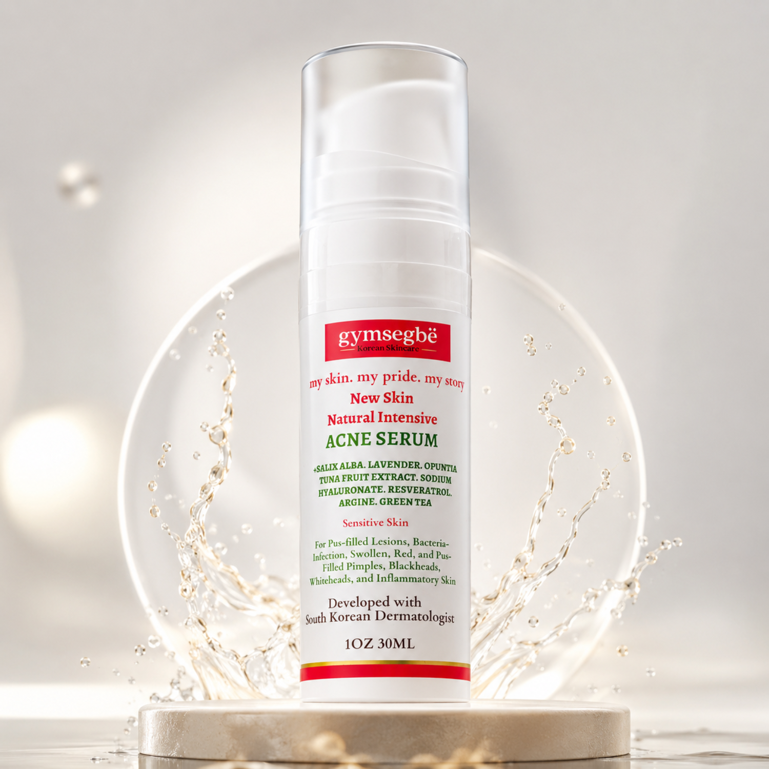 New Skin Natural Intensive Acne Serum by gymsegbë