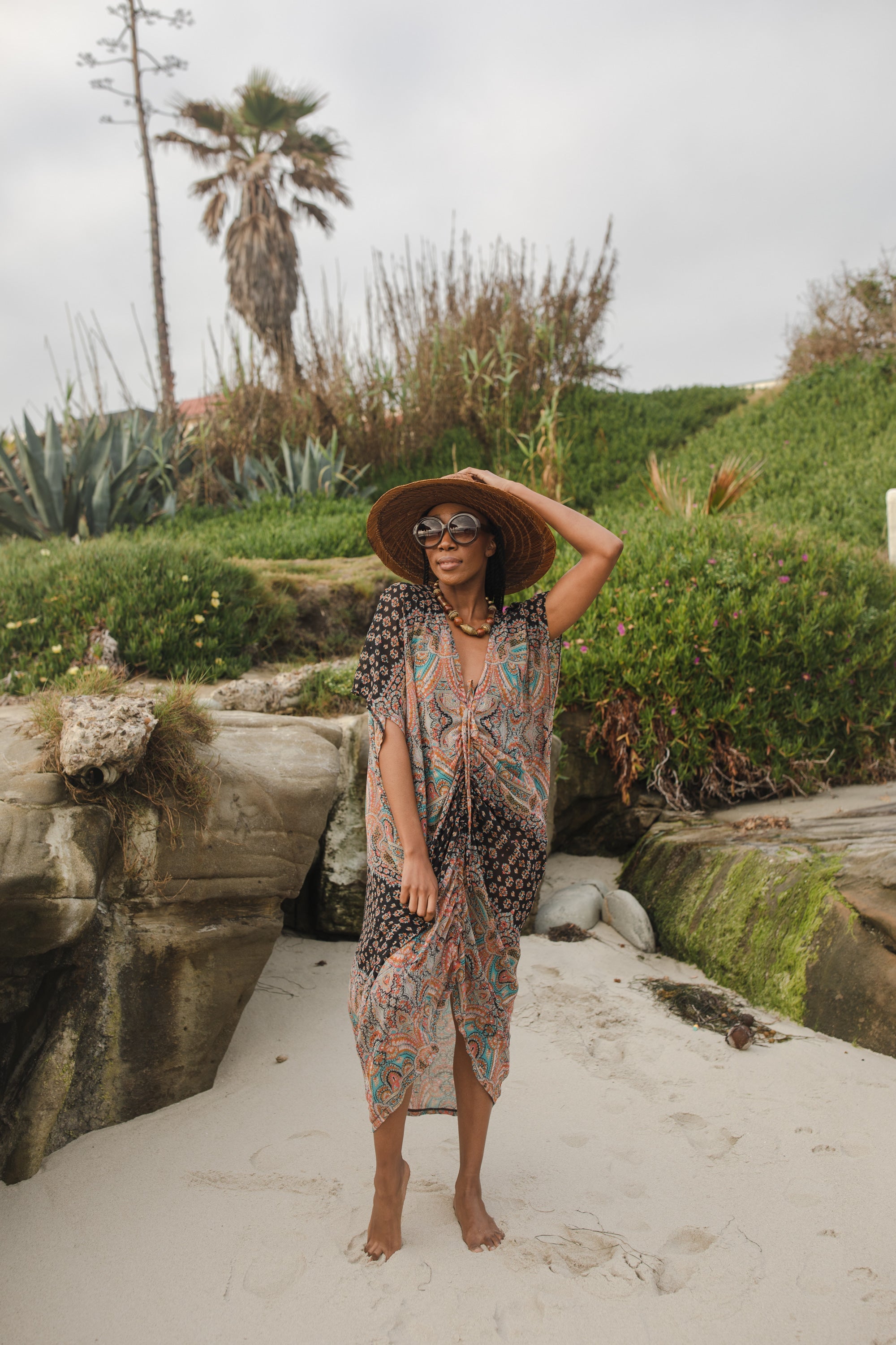 Actius Caftan Kaftan Dress in Taj by Jennafer Grace