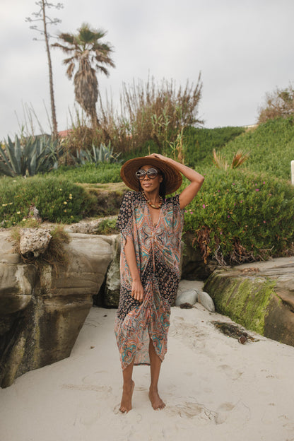 Actius Caftan Kaftan Dress in Taj by Jennafer Grace